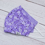 Zia with Purple Tie-Dye Reversible Mask
