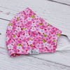 Dahlia with Polka Dotted Pink Reversible Mask
