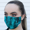 Ocean with Solid Black Reversible Mask